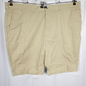 Jos A Bank Mens 50 Beige Cream Flat Front Travelor Collection Chino Khaki Shorts
